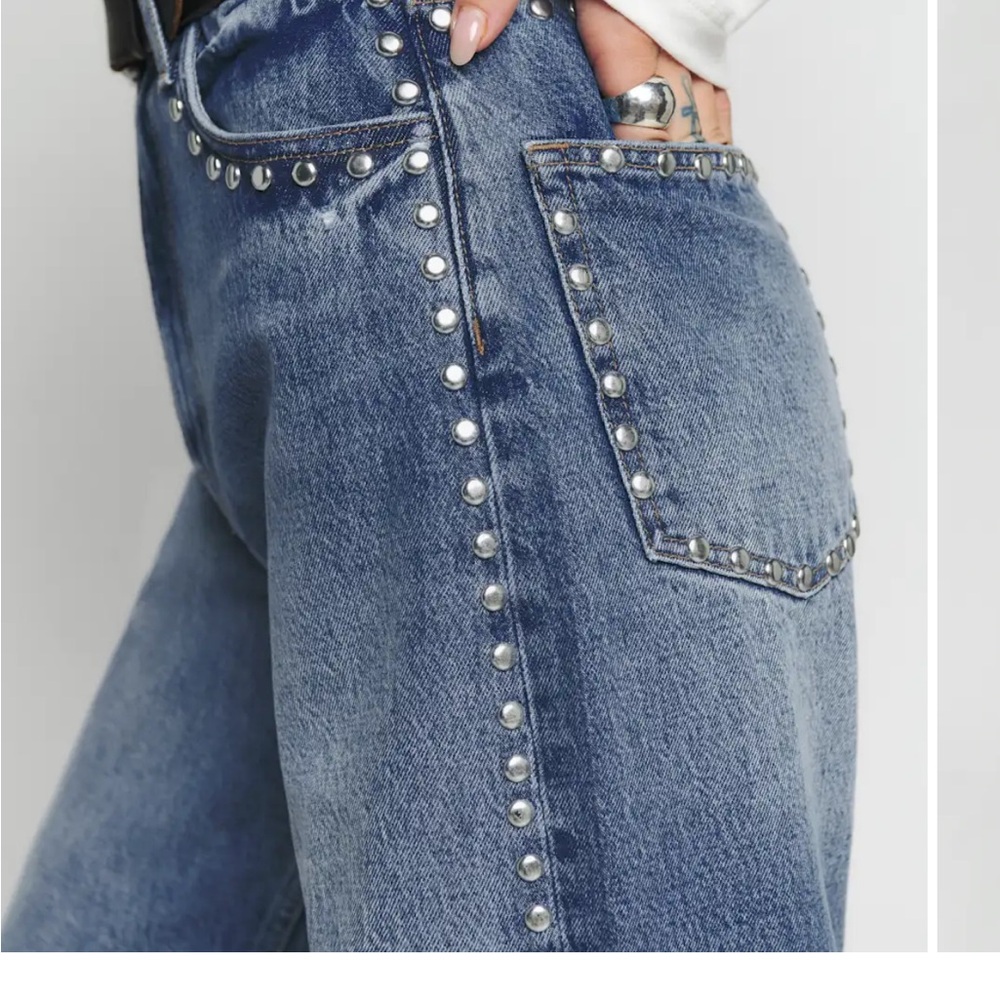 Studded Cary Reformation Jeans